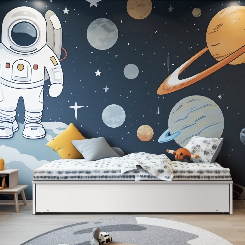 Cama com Cama Auxiliar Branca Linha Join em MDF