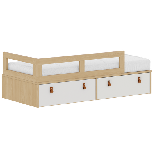 Cama Infantil com Grade e Gavetas Linha Join
