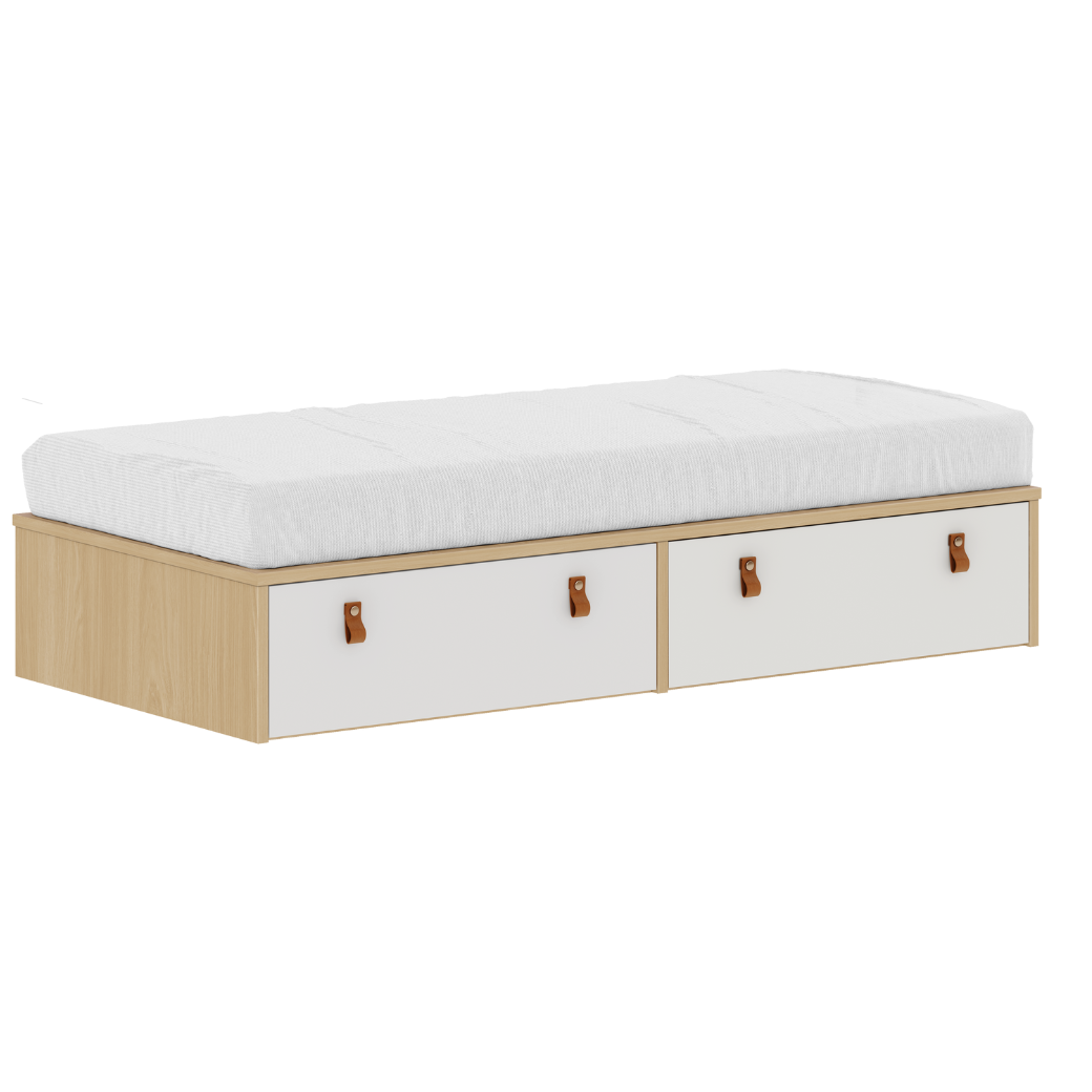Cama Infantil com Gavetas em MDF Tamanho Solteiro para Quarto Infantil Linha Join