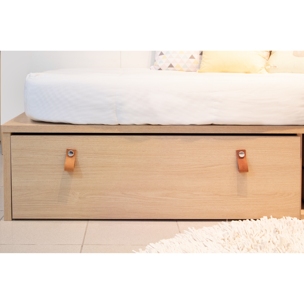 Cama Infantil com Gavetas em MDF Tamanho Solteiro para Quarto Infantil Linha Join