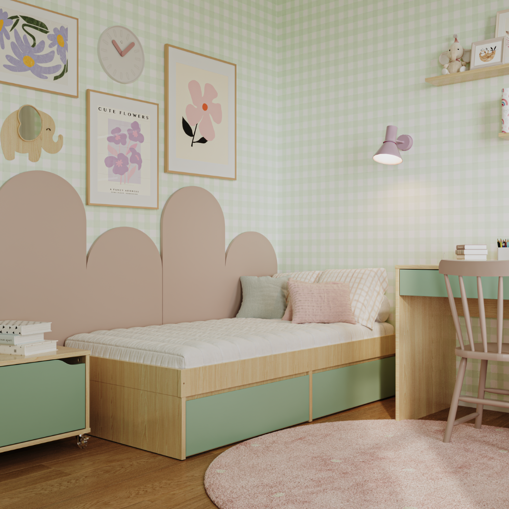Cama Infantil Linha Play com Gavetas Amplas e 6 opções de cores