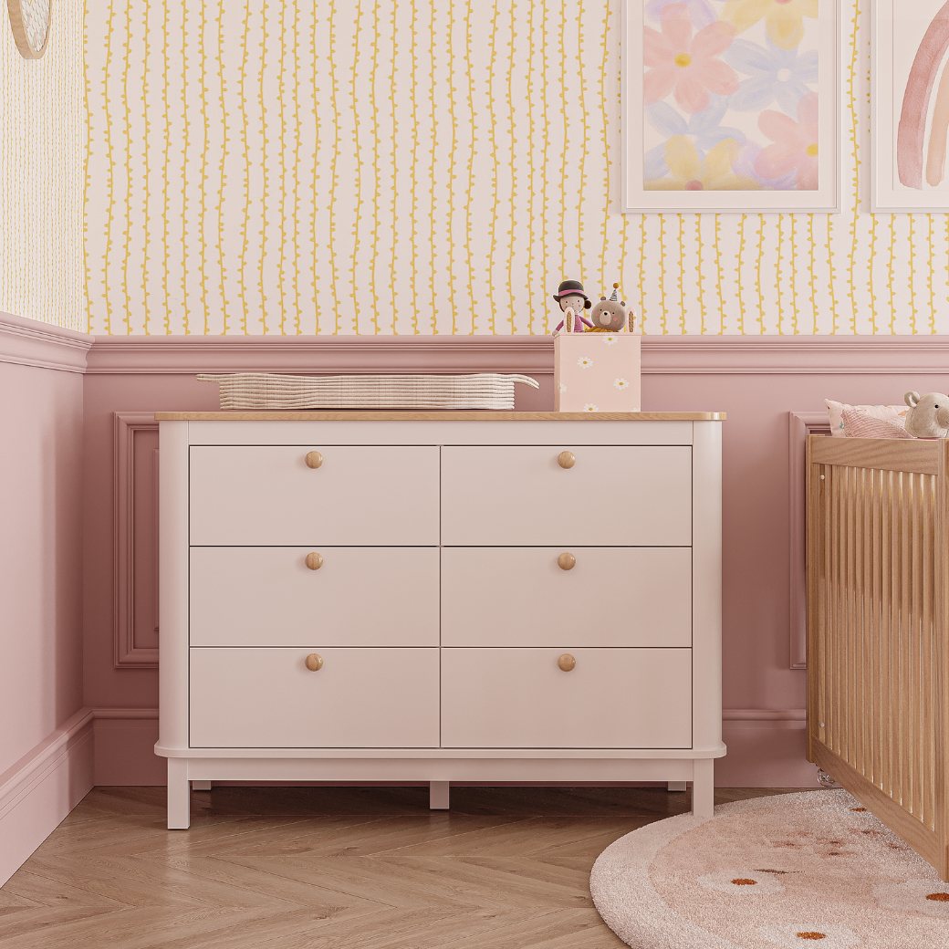 Cômoda para Quarto Infantil Linha Cromo.