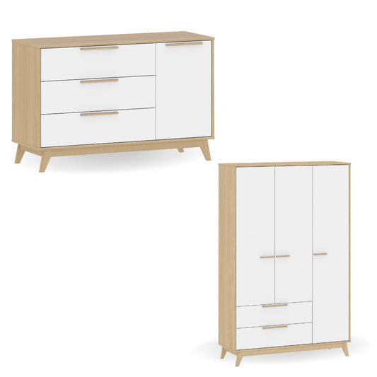 Guarda Roupa e Cômoda Infantil Petit