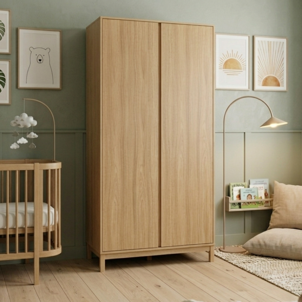 Guarda Roupa 2 portas design minimalista Linha Soley.