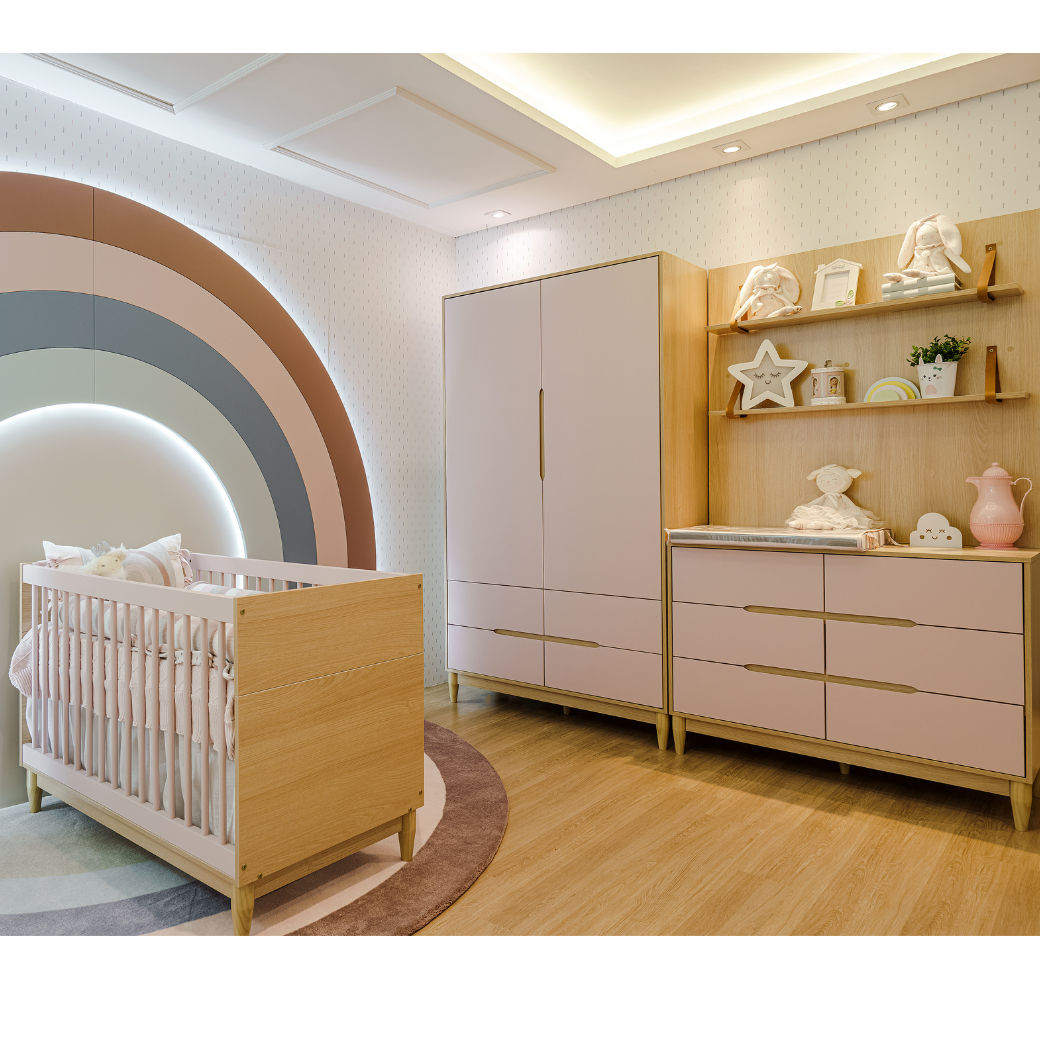 Cômoda para Quarto Infantil 6 gavetas | Linha Tomi