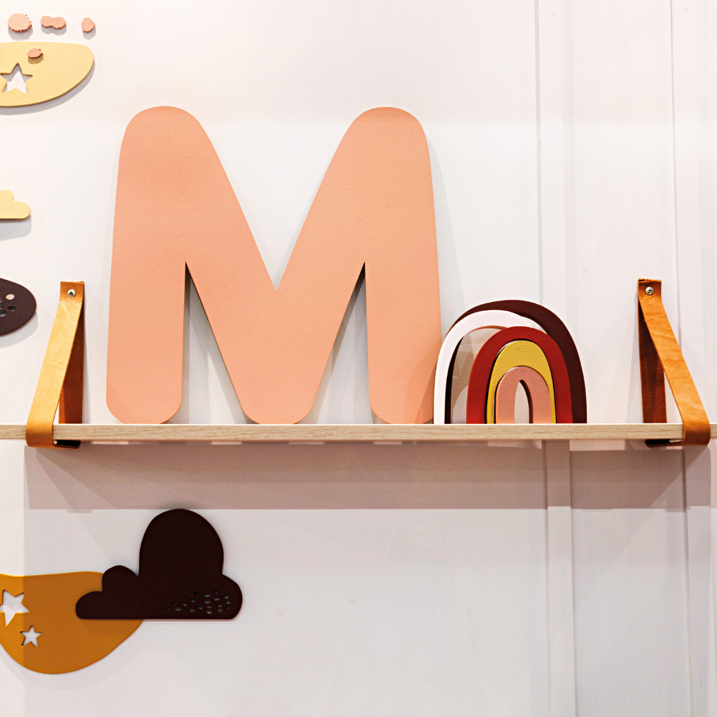 Prateleira de Madeira para Quarto Infantil Linha Evolutiva 90cm
