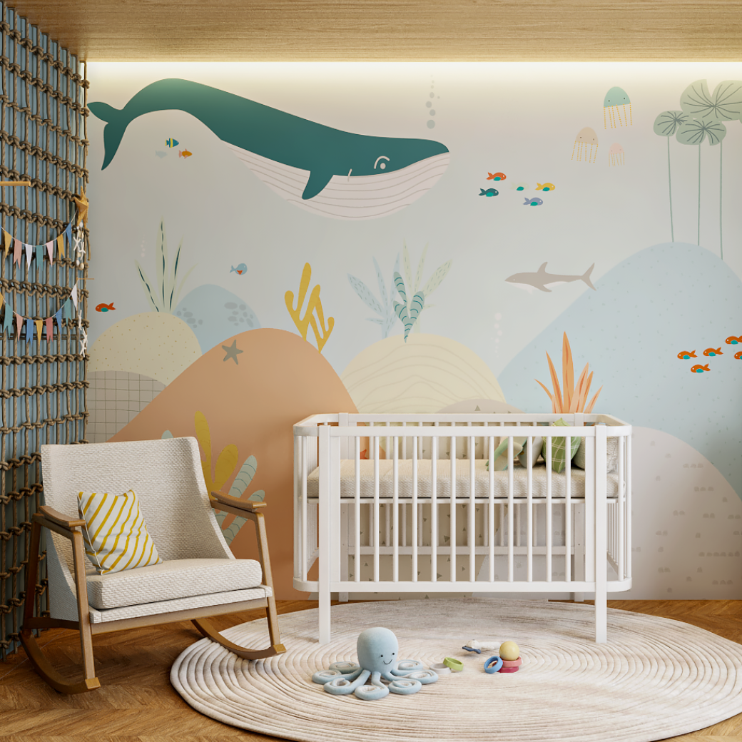 Berço Americano Branco para Quarto de Bebê vira Caminha Linha Kurve