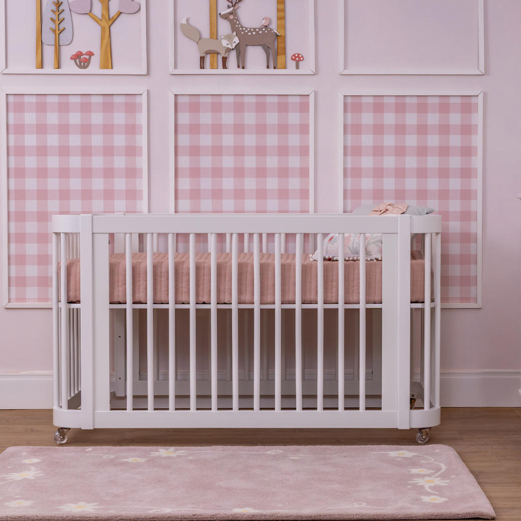 Conjunto Berço Evolutivo vira Cama e Cômoda 6 gavetas Tomi