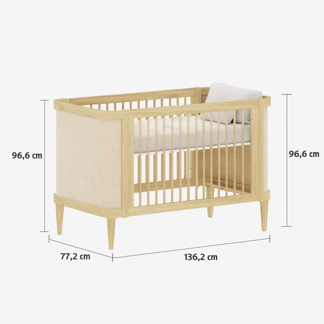 Berço com 96cm de altura