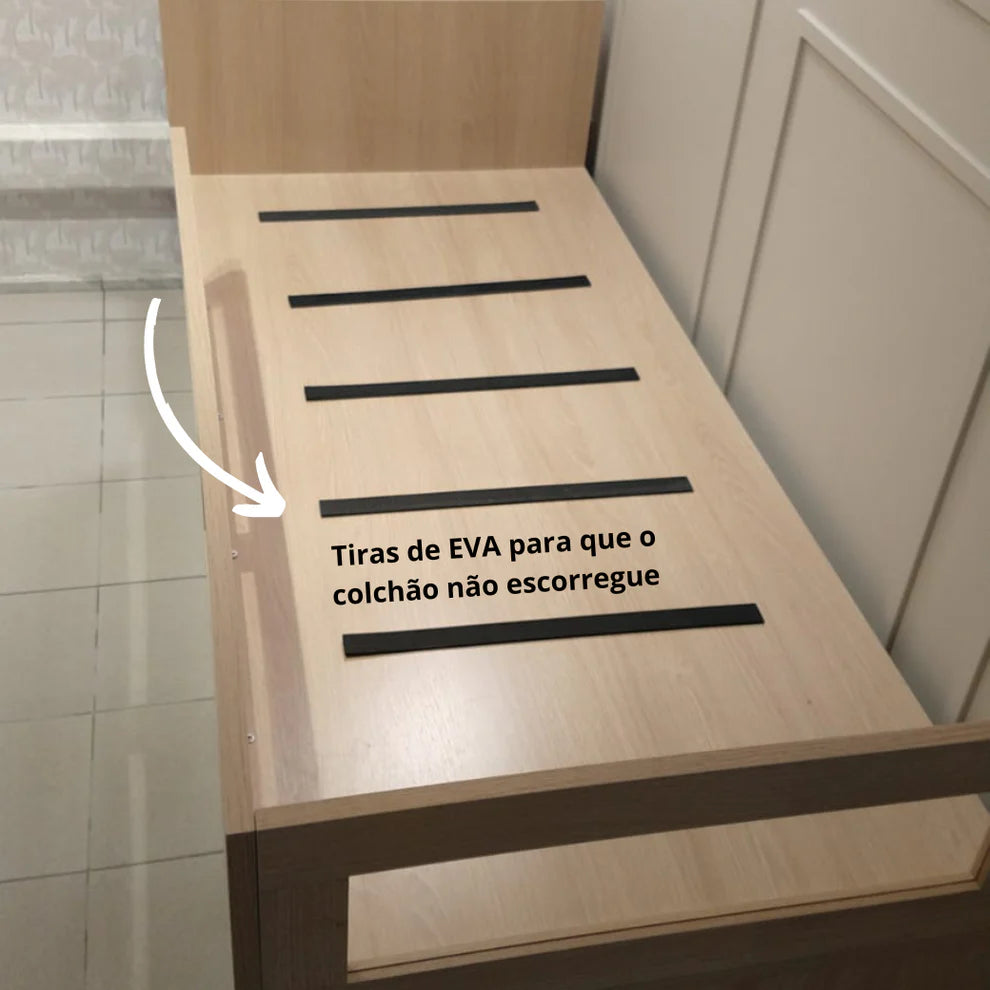 Bicama com Proteção Lateral para Quarto Infantil Linha Join