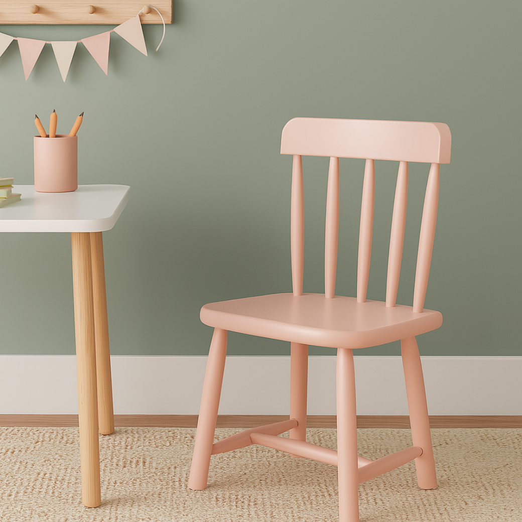 Cadeirinha Infantil Quater na cor Rosa.