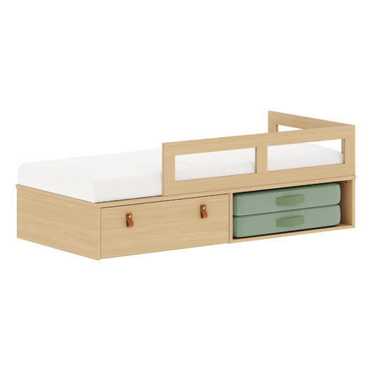 Cama com Gaveta e Barras de Proteção Linha Join