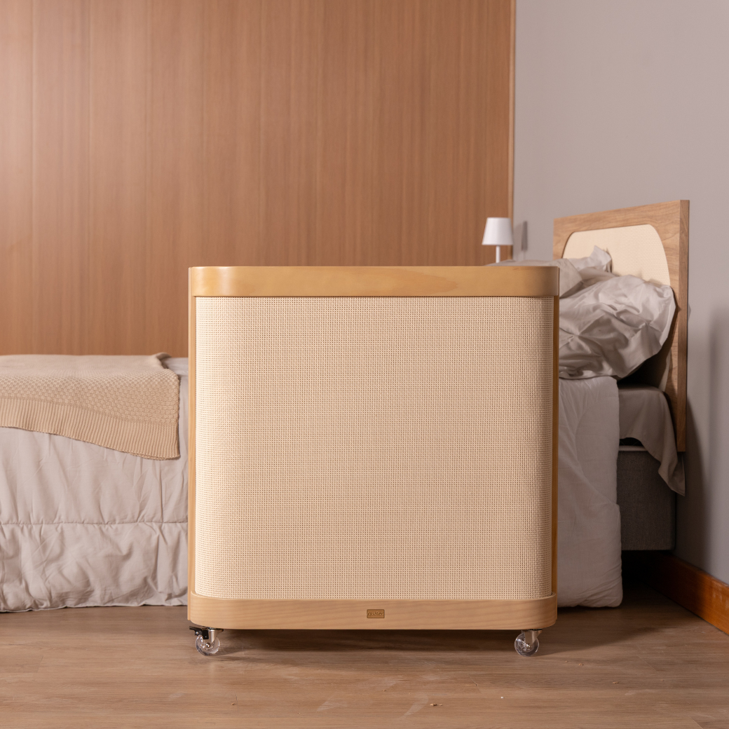Mini Berço com Colchão em Madeira Linha Paglia