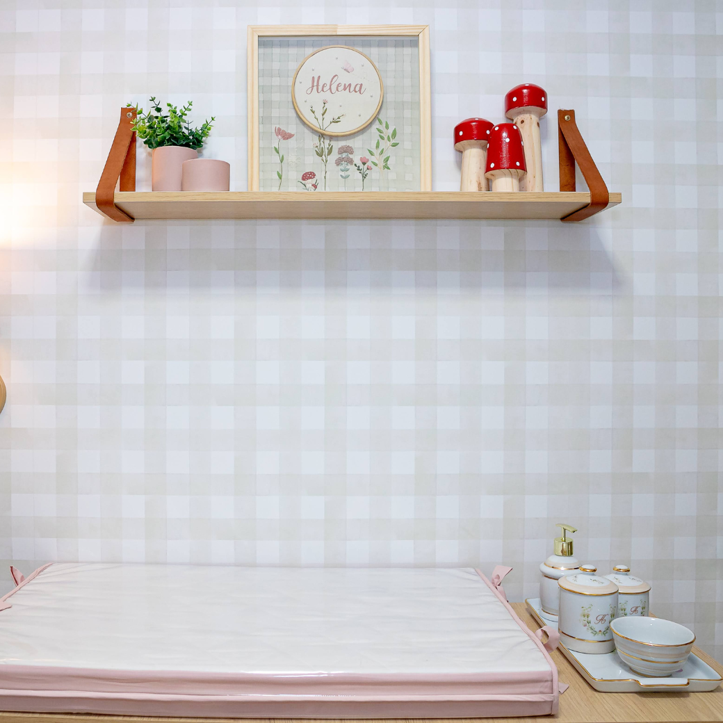 Prateleira de Madeira para Quarto Infantil Linha Evolutiva 90cm
