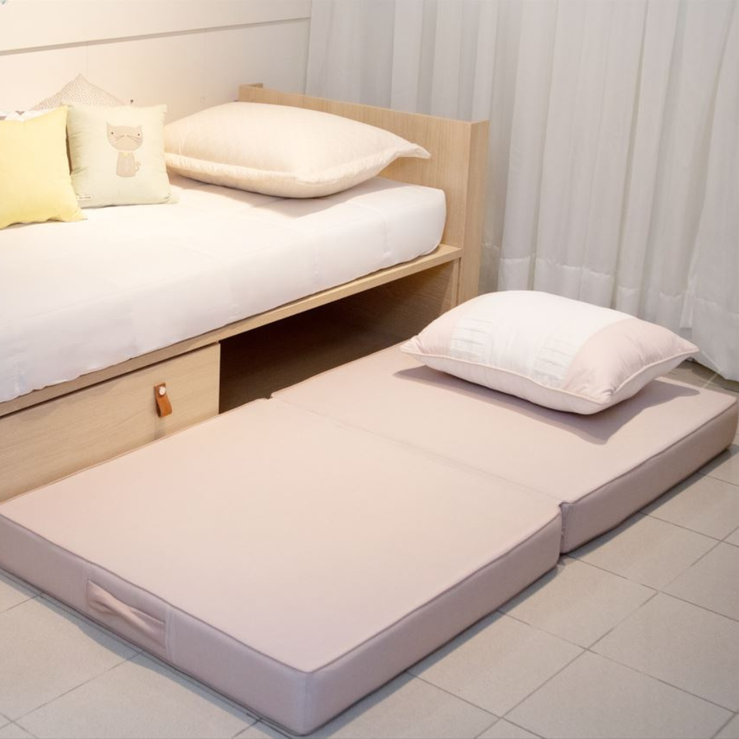 Cama Infantil com gaveta espaço para futton e Cabeceira porta Livros Linha Join