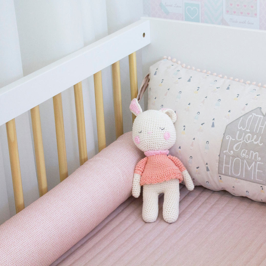 Berço com Colchão Vira Cama Linha Retrô