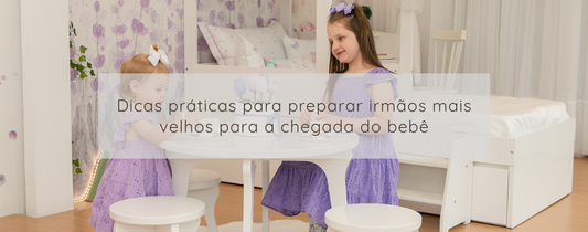 Dicas práticas para preparar irmãos mais velhos para a chegada do bebê