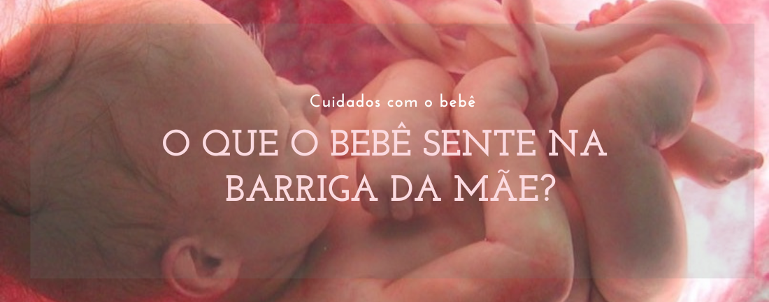 O QUE O BEBÊ SENTE NA BARRIGA DA MÃE?