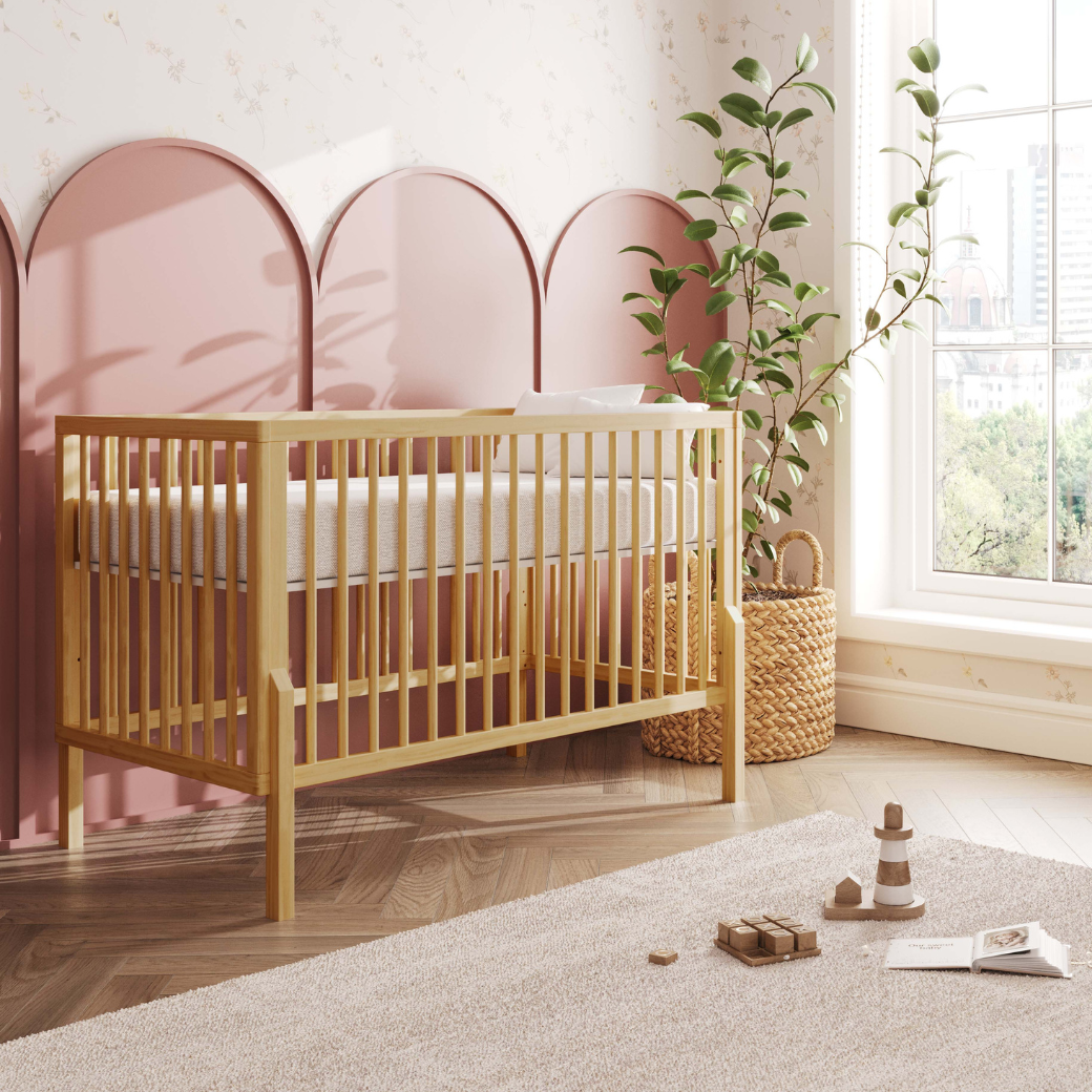 Berço de Bebê 2 em 1 Evolutivo de Madeira Linha Bold