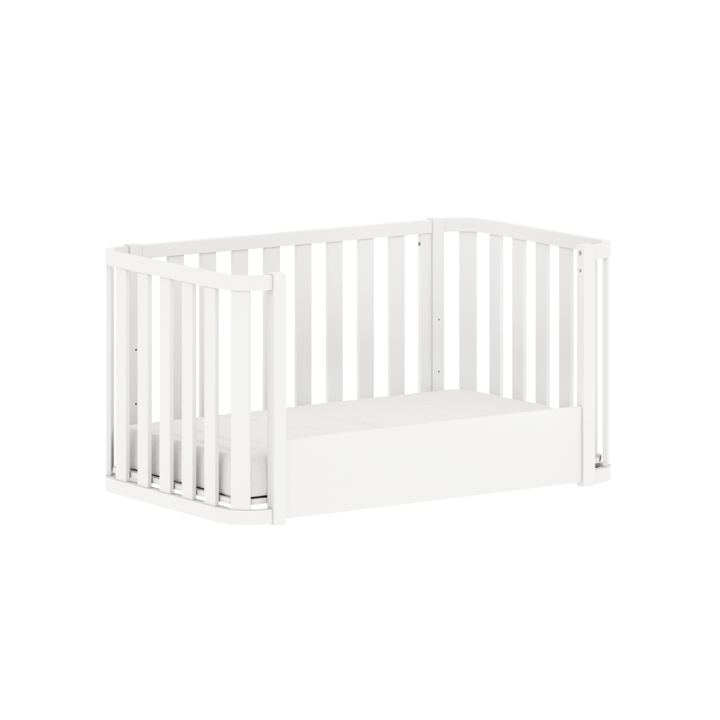 Berço Americano Branco para Bebê 2 em 1 Linha Loop