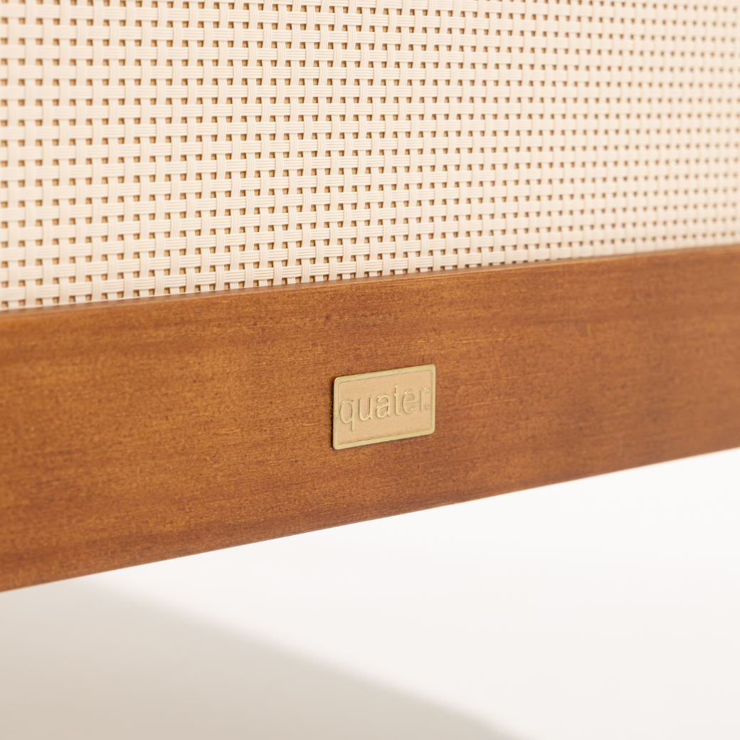 Berço 3 em 1 Paglia Nogueira com Palhinha Natural