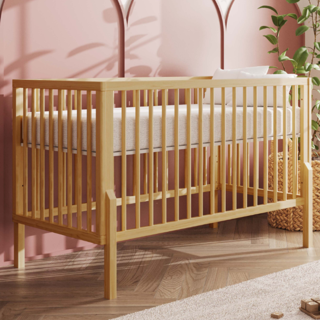 Berço de Bebê 2 em 1 Evolutivo de Madeira Linha Bold