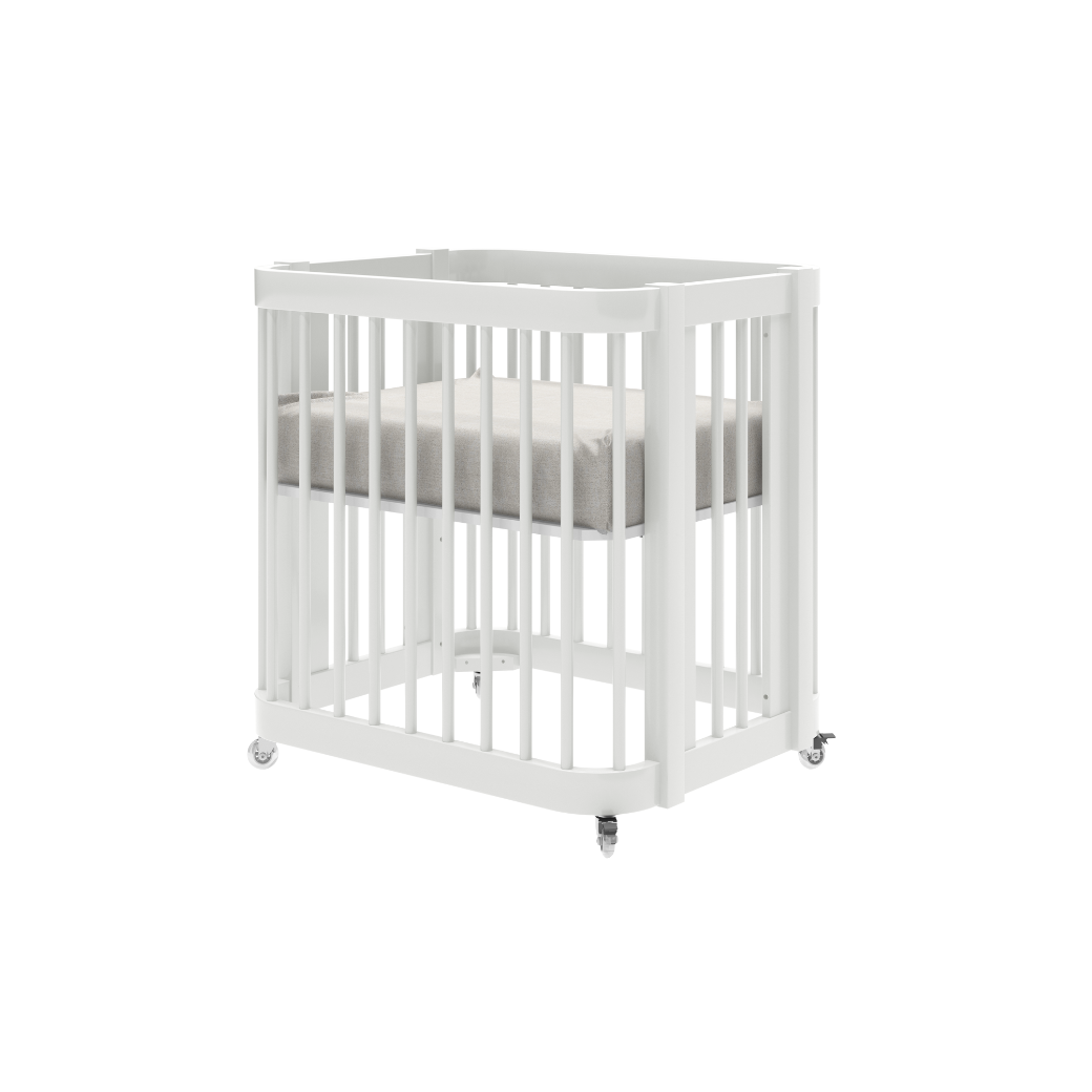 Berço Evolutivo Mdf Branco Fosco 2 em 1 ou 3 em 1 Linha Evolutivo Quater