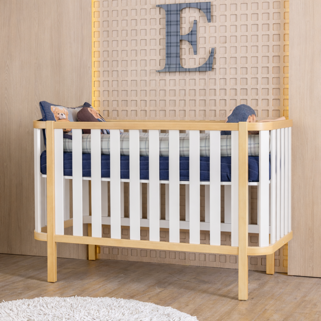 Berço Soley, 2 em 1, transforma-se em mini cama (peças inclusas)