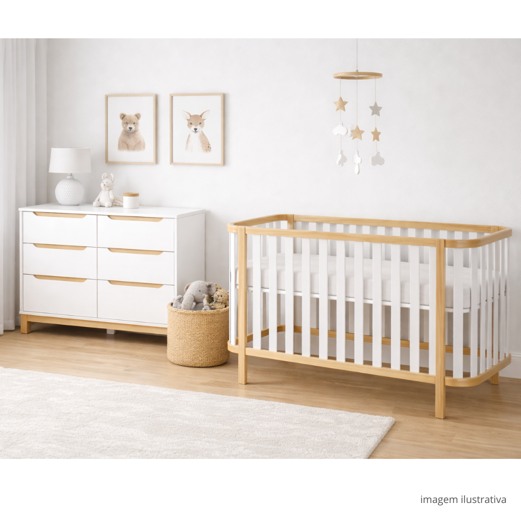 Móveis para quarto de bebê ATEMPORAL E UNISSEX. Perfeito para menino ou menina.