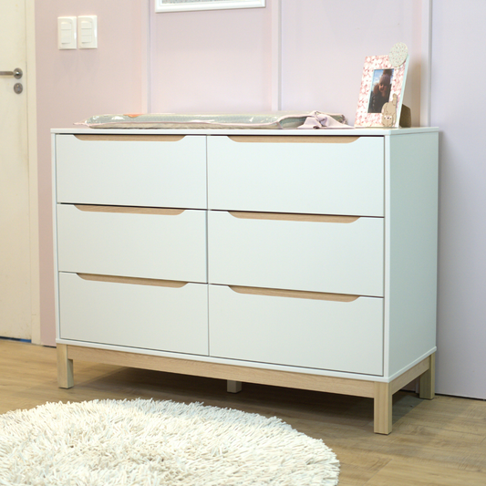 Cômoda Infantil Cozy 6 gavetas Quater