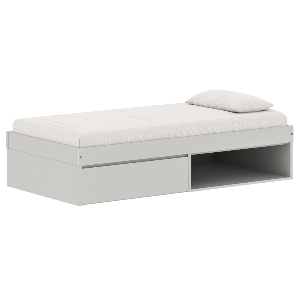 Cama Infantil com 1 gaveta Linha Play - Cama Personalizável Várias Cores e Acessórios