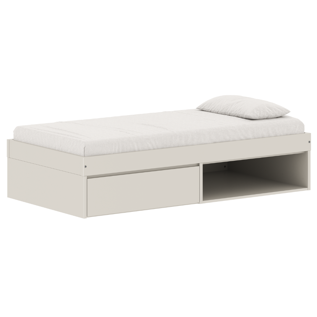 Cama Infantil com 1 gaveta Linha Play - Cama Personalizável Várias Cores e Acessórios