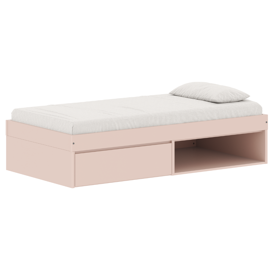 Cama Infantil com 1 gaveta Linha Play - Cama Personalizável Várias Cores e Acessórios