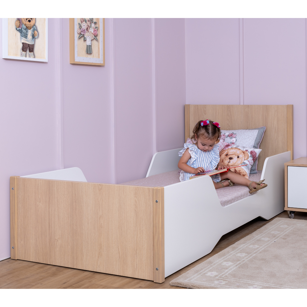 Cama Infantil Evolutiva Quater Modelo 2 em 1 Kids – Móveis Quater
