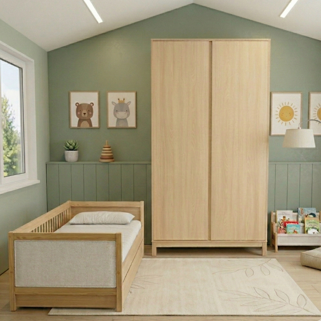 Quarto Infantil Juvenil Linha Soley: Segurança e Acabamento: Bordas arredondadas e pintura atóxica, mantendo o compromisso da Quater com a saúde e segurança da sua família.