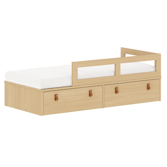 Cama Infantil com Grade e Gavetas Linha Join