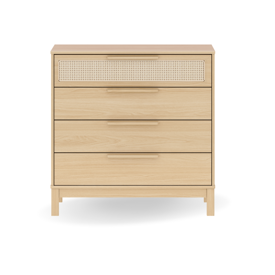Berço Evolutivo e Cômoda 4 gavetas com Palinha Linha Indy