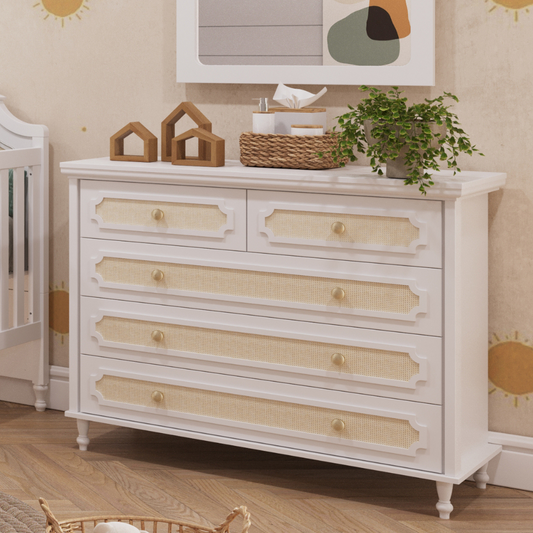 Cômoda Infantil 5 Gavetas Linha Classic Premium
