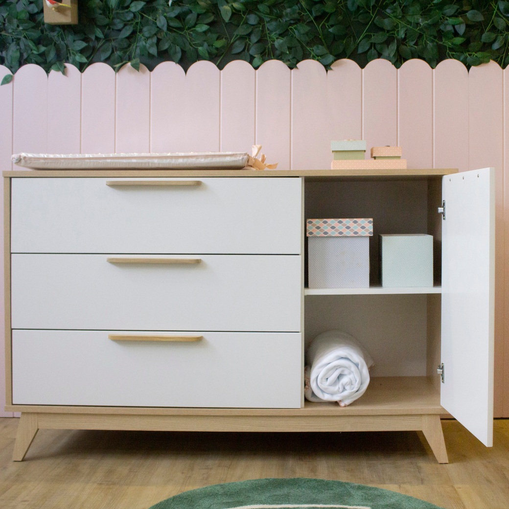 Guarda Roupa e Cômoda Infantil Petit
