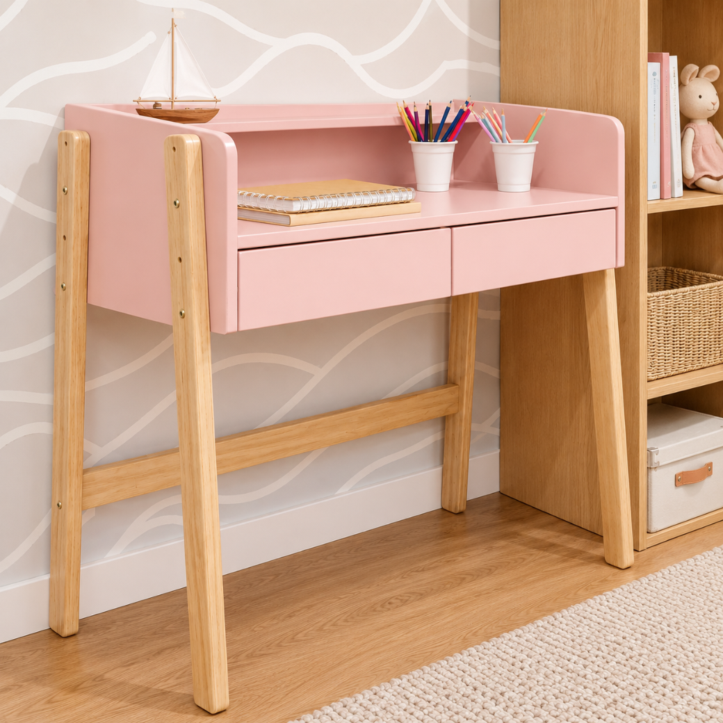 Escrivaninha Infantil com Altura Ajustável –  6 Opções de Cores