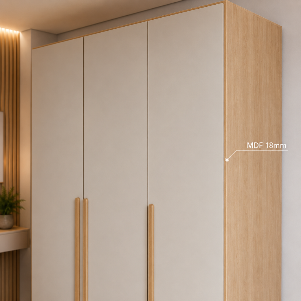 Roupeiro Join, fabricado em MDF.