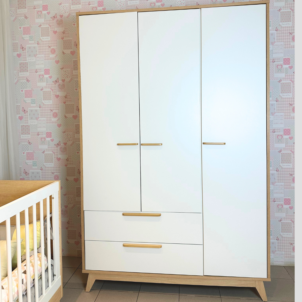 Guarda Roupa e Cômoda Infantil Petit