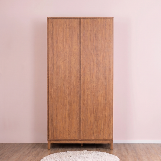 Guarda-Roupa 2 Portas em MDF com Puxador Embutido | Linha Soley