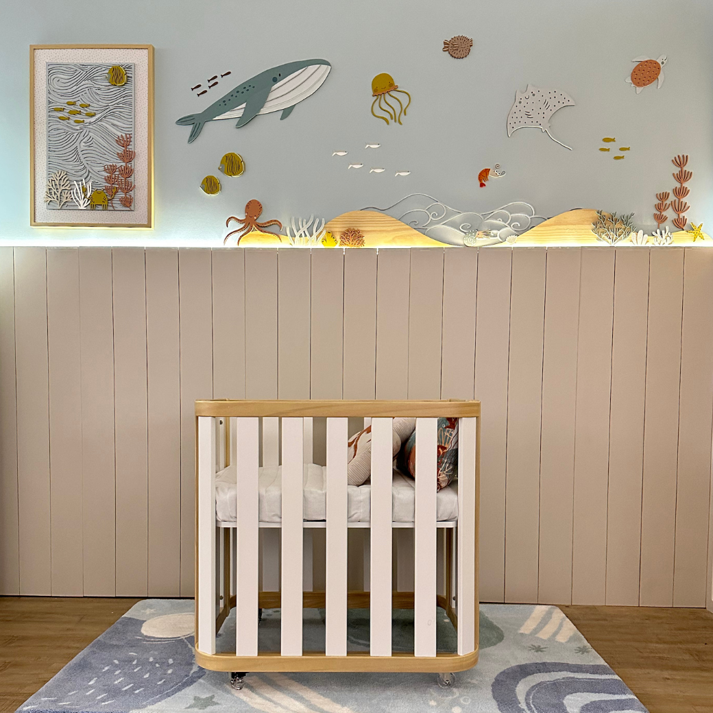 Mini berço com colchão da Quater