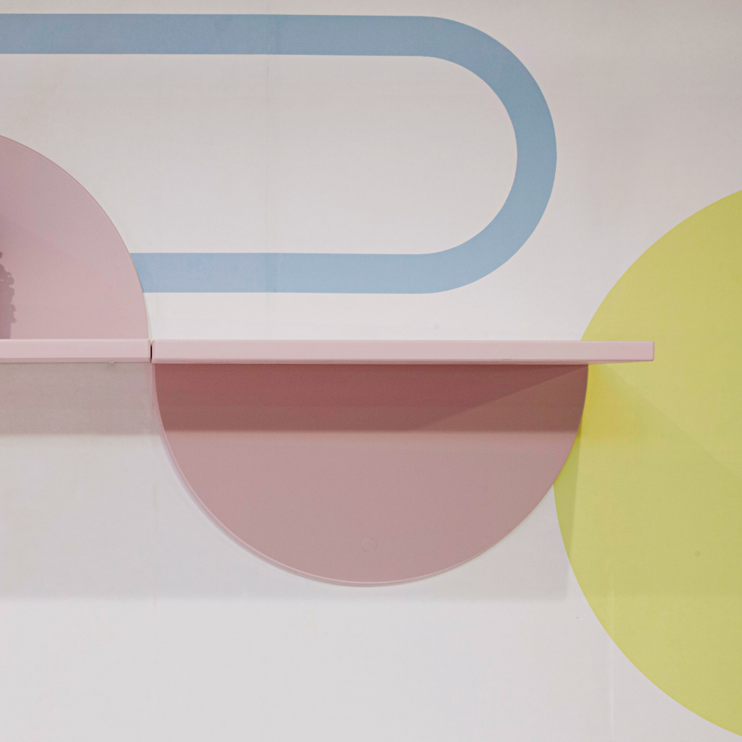 Prateleira Meia Lua 60 cm | MDF Laqueado