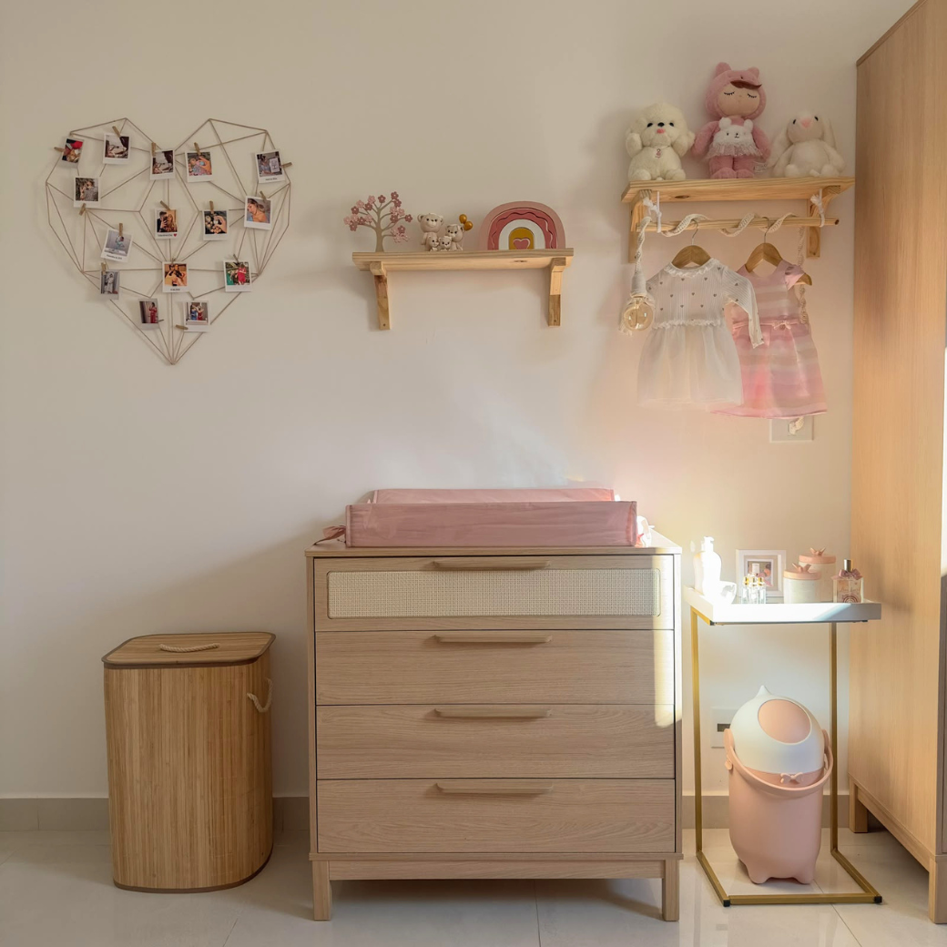 Berço com Cômoda e Guarda Roupa Linha Indy