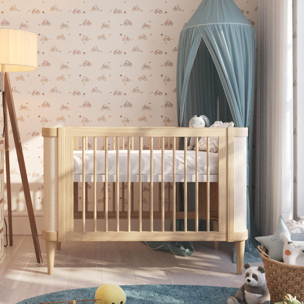 Berço e Cômoda de Bebê Linha Paglia