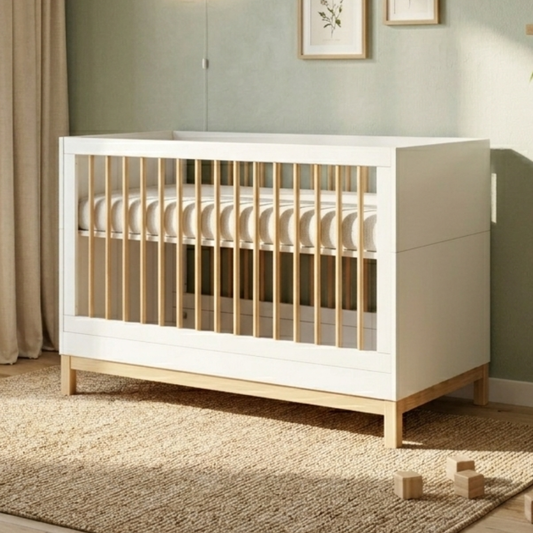 Berço de bebê quater linha cozy, um dos berços mais vendidos da marca.