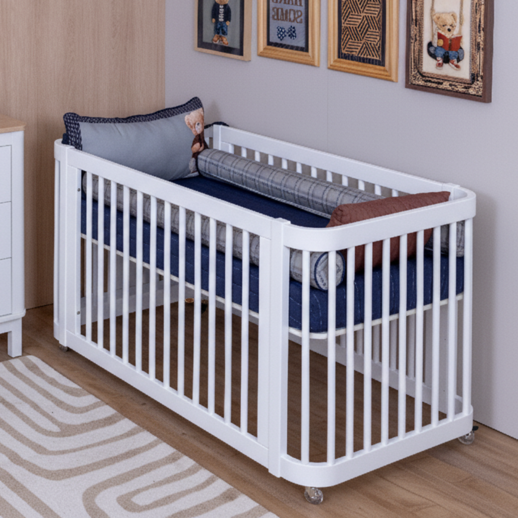 Berço Evolutivo Quater Branco Fosco