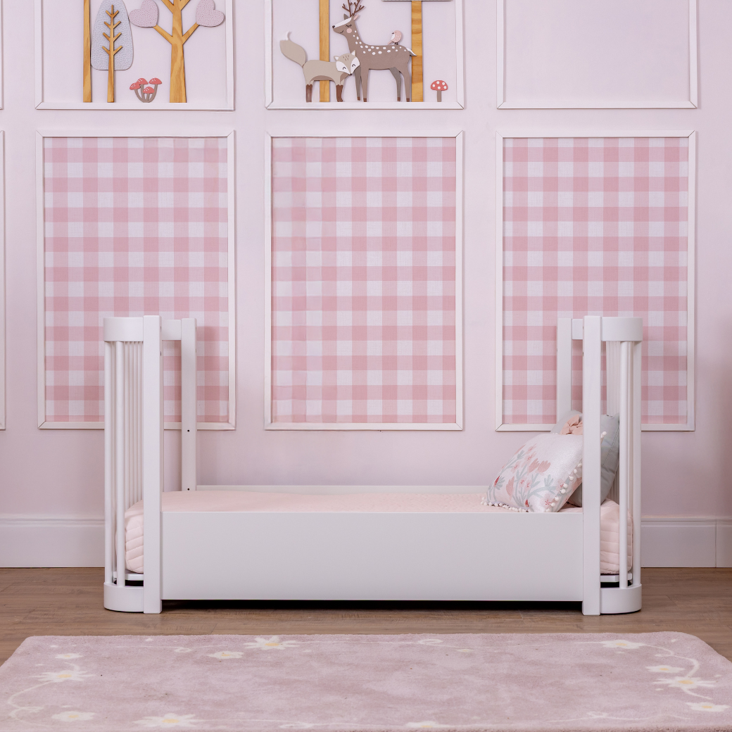 Conjunto Berço Evolutivo vira Cama e Cômoda 6 gavetas Tomi
